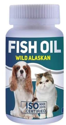 Mega Hair and Skin Supplement Wild Alaskan Fish Oil  (120 Capsules)